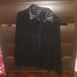 Black long sleeve blouse